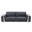 Titan Furnishings Modern Genuine Italian Leather Upholstered Sofa Set