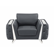Titan Furnishings Modern Genuine Italian Leather Upholstered Sofa Set