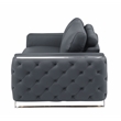Titan Furnishings Modern Genuine Italian Leather Upholstered Sofa Set