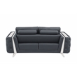Titan Furnishings Modern Genuine Italian Leather Upholstered Sofa and Loveseat