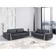 Titan Furnishings Modern Genuine Italian Leather Upholstered Sofa and Loveseat