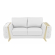 Titan Furnishings Modern Genuine Italian Leather Upholstered Sofa Set