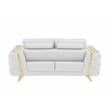 Titan Furnishings Modern Genuine Italian Leather Upholstered Sofa Set