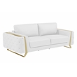 Titan Furnishings Modern Genuine Italian Leather Upholstered Sofa Set