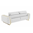 Titan Furnishings Modern Genuine Italian Leather Upholstered Sofa Set