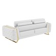Titan Furnishings Modern Genuine Italian Leather Upholstered Sofa Set