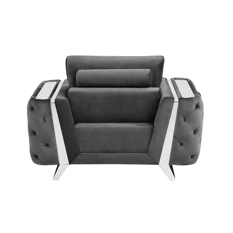 Titan Furnishings Modern Italian Fabric Sofa Set