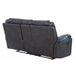 Titan Furnishings Transitional Leather Air Console Loveseat
