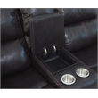 Titan Furnishings Transitional Leather Air Console Loveseat