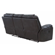 Titan Furnishings Transitional Leather Air Upholstered Sofa