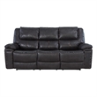 Titan Furnishings Transitional Leather Air Upholstered Sofa