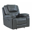 Titan Furnishings Transitional Leather Air Upholstered Reclining Chair