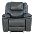Titan Furnishings Transitional Leather Air Upholstered Reclining Chair