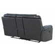 Titan Furnishings Transitional Leather Air Console Loveseat