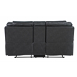Titan Furnishings Transitional Leather Air Console Loveseat