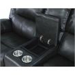 Titan Furnishings Transitional Leather Air Console Loveseat
