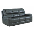 Titan Furnishings Transitional Leather Air Upholstered Sofa