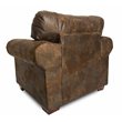 American Furniture Classics Microfiber Alpine Lodge Arm Chair in Brown