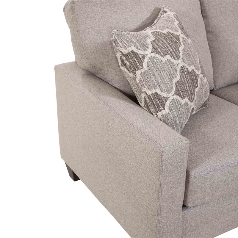 American Furniture Classics 8-010-A329V6 Moroccan Series Sofa in Grey