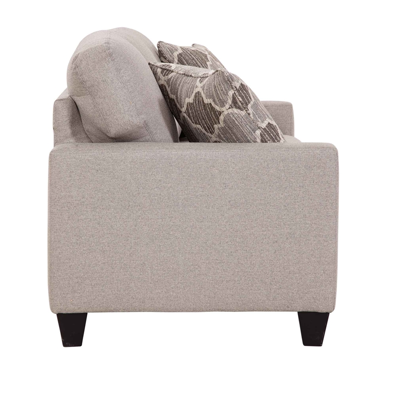 American Furniture Classics 8-020-A329V6 Moroccan Series Loveseat in Grey