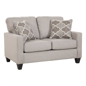 American Furniture Classics 8-020-A329V6 Moroccan Series Loveseat in Grey
