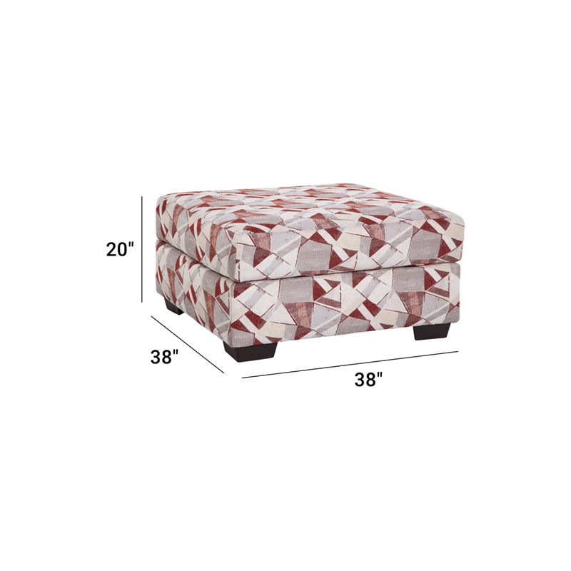 American Furniture Classics Model 8-080-A370V1 Pinto Series Ottoman