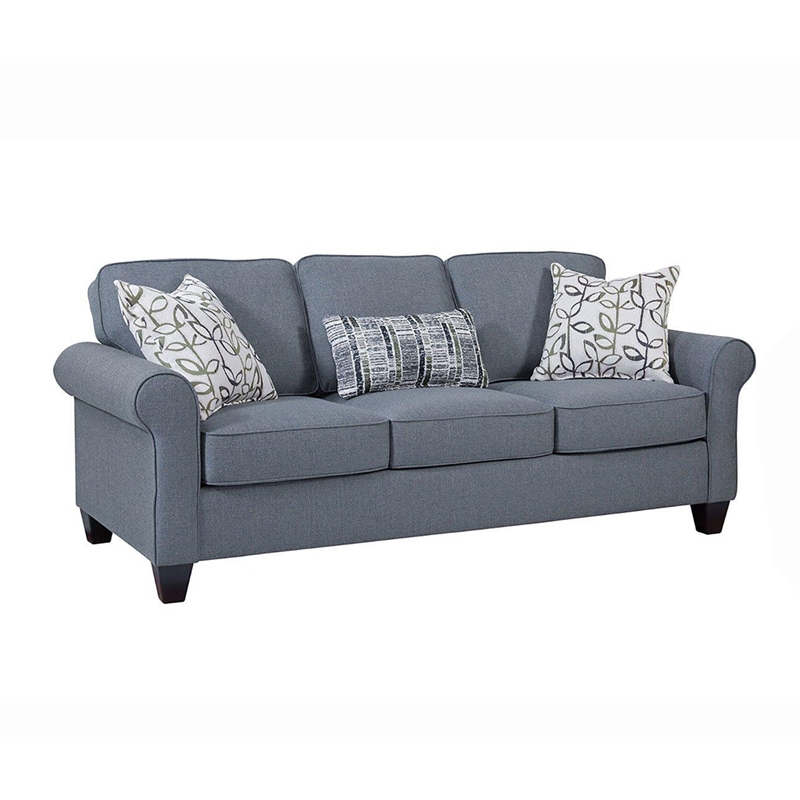 American Furniture Classics 8-010-A330V16 Classic Cottage Blue Sofa