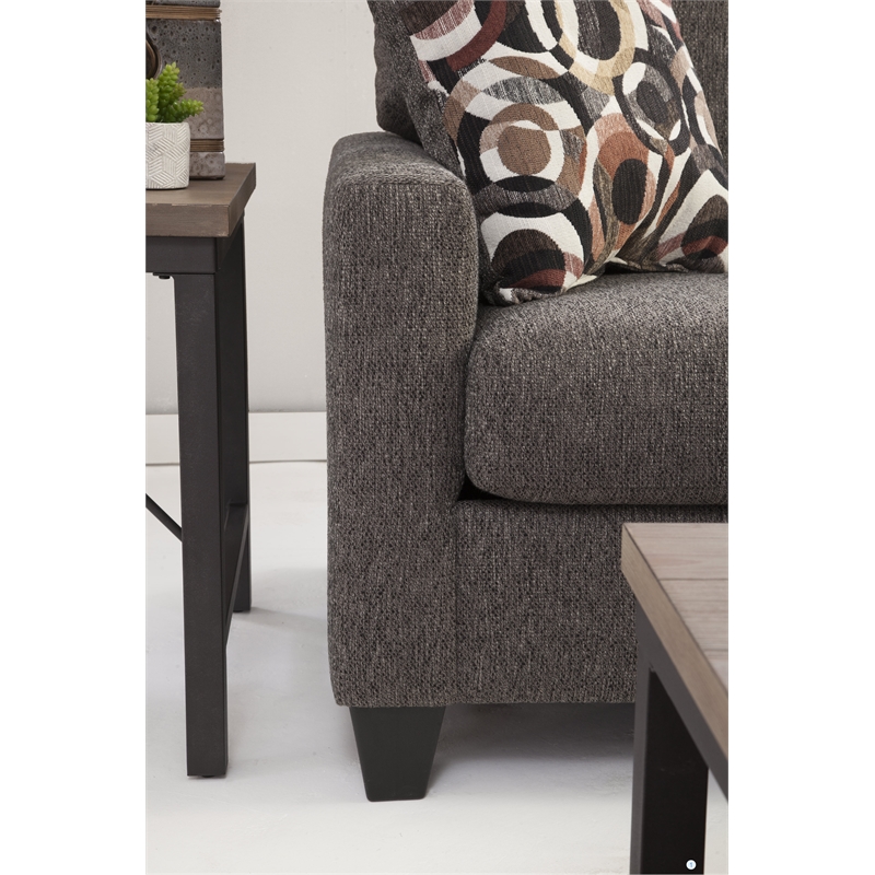 American Furniture Classics 8-010-A329B Urban Loft Charcoal Gray Sofa