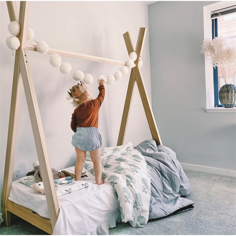 American Furniture Classics Twin Size Teepee Bed with Raised Base