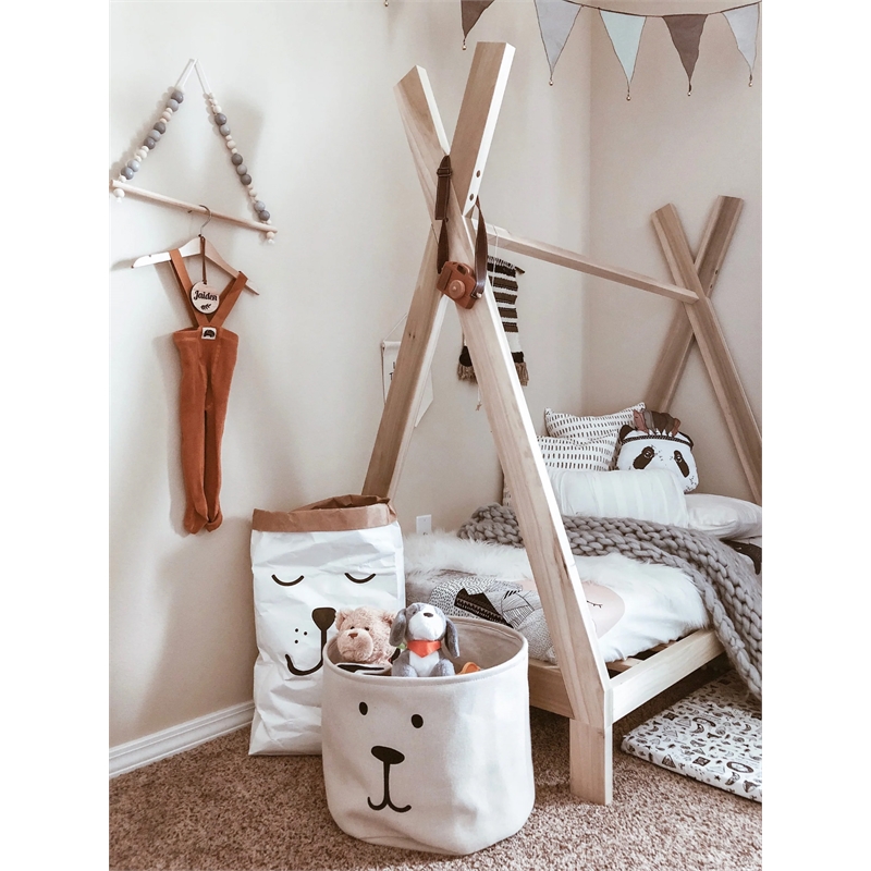 American Furniture Classics Twin Size Teepee Bed with Raised Base