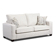 American Furniture Classics Relay Linen Sofa with Two Throw Pillows