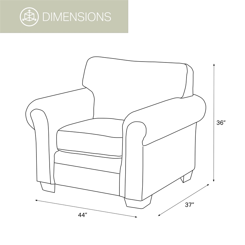 American Furniture Classics Wild Horses Arm Chair with Matching Ottoman