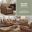 American Furniture Classics River Bend Arm Chair with Matching Ottoman