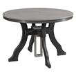 Five Piece Round Dining Height Dining Set in Light Grey/Black