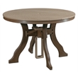 Five Piece Round Dining Height Dining Set in Weatherwood/Tudor