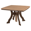 Five Piece Square Dining Height Dining Set in Cedar/Tudor