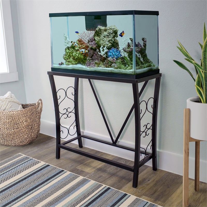 Aquatic Fundamentals 29 Gallon Metal Aquarium Stand