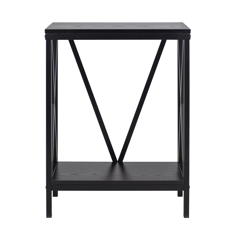 Aquatic Fundamentals 10 Gallon Steel X Frame Aquarium Stand with lower shelf