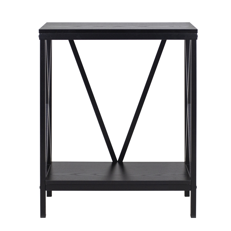 Aquatic Fundamentals 20 Gallon Steel X Frame Aquarium Stand with lower shelf