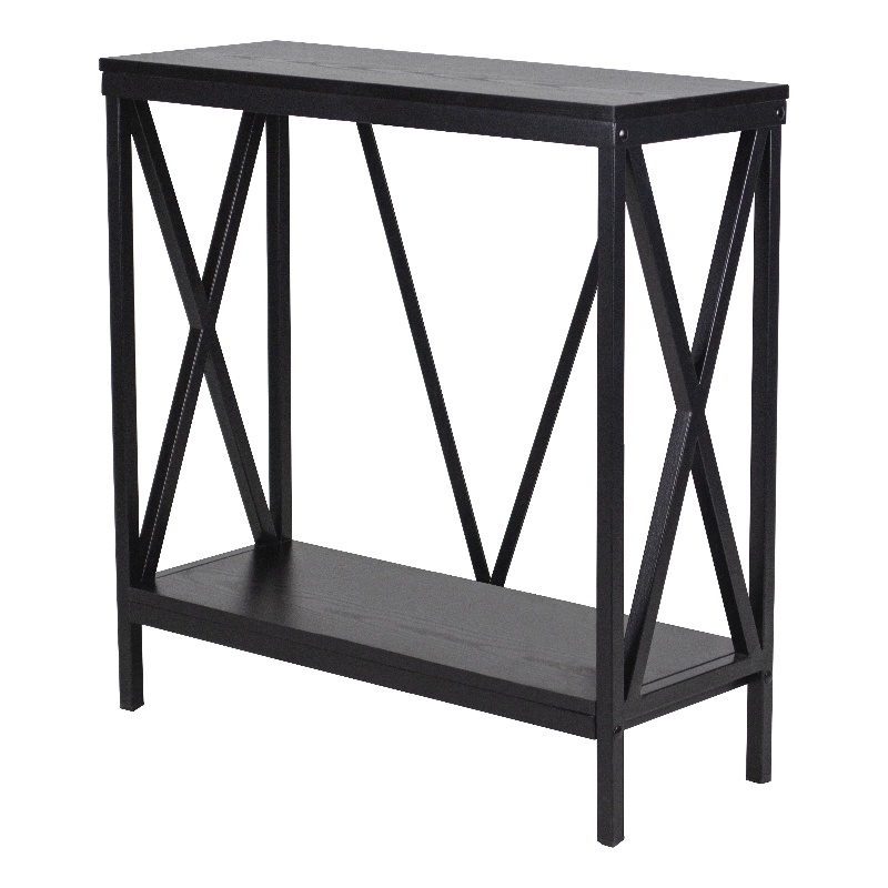 Aquatic Fundamentals 29/37 Gallon Steel X Frame Aquarium Stand with lower shelf