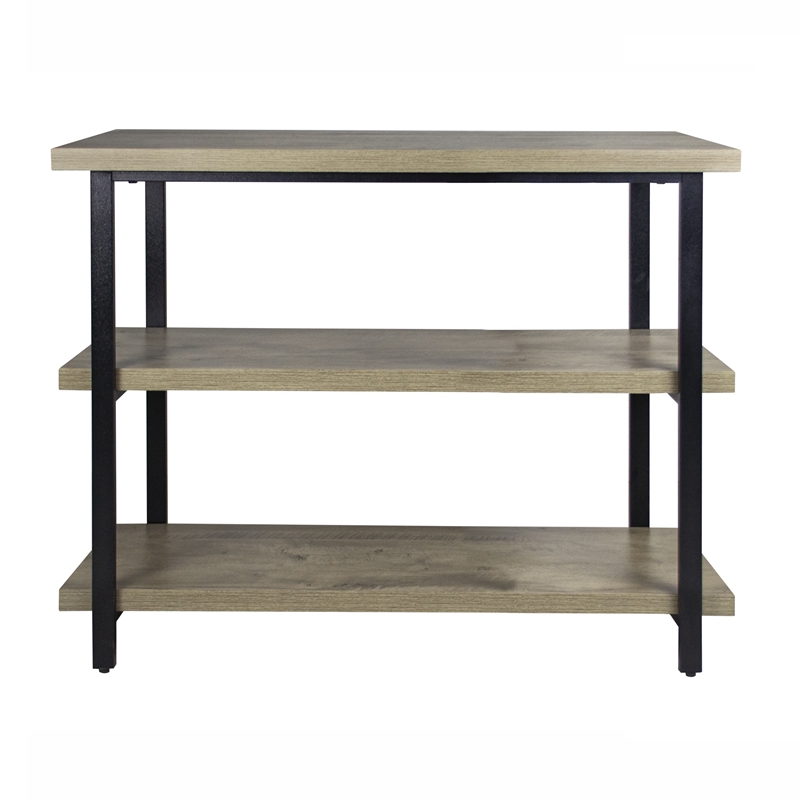 Aquatic Fundamentals 29/37 Gallon 3-Tier Aquarium Stand Gray Wash