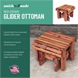 American Furniture Classics CEDAR Gliding Ottoman