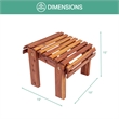 American Furniture Classics CEDAR Stationary Ottoman