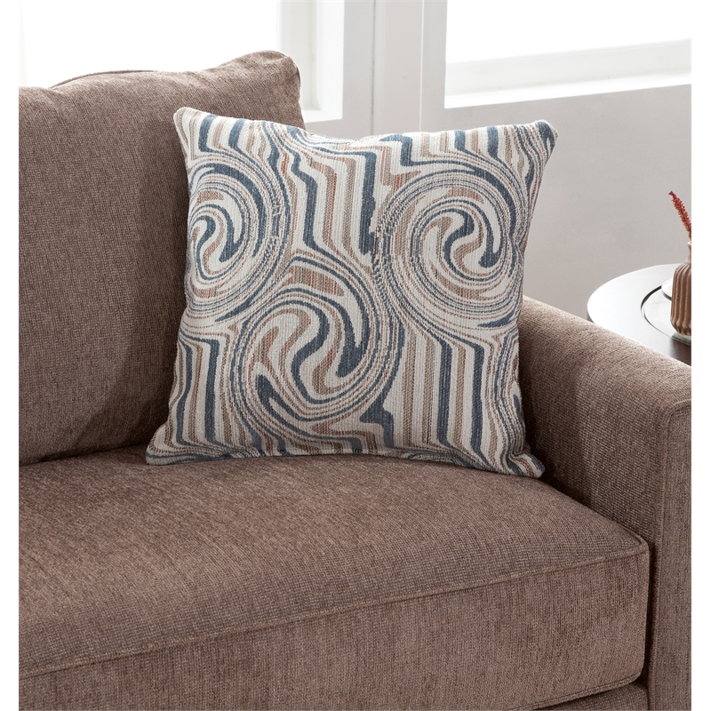 American Furniture Classics Delilah Loveseat with 2 Throw Pillows