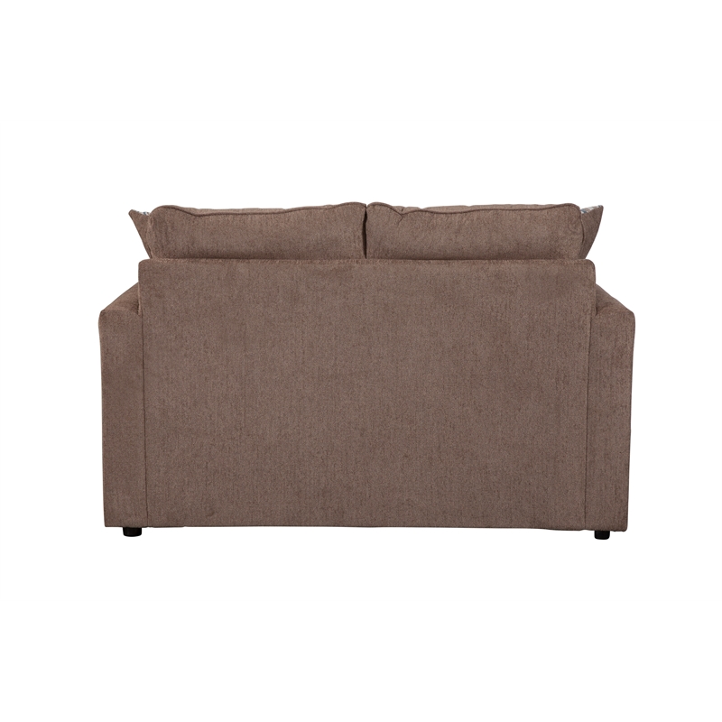 American Furniture Classics Delilah Loveseat with 2 Throw Pillows