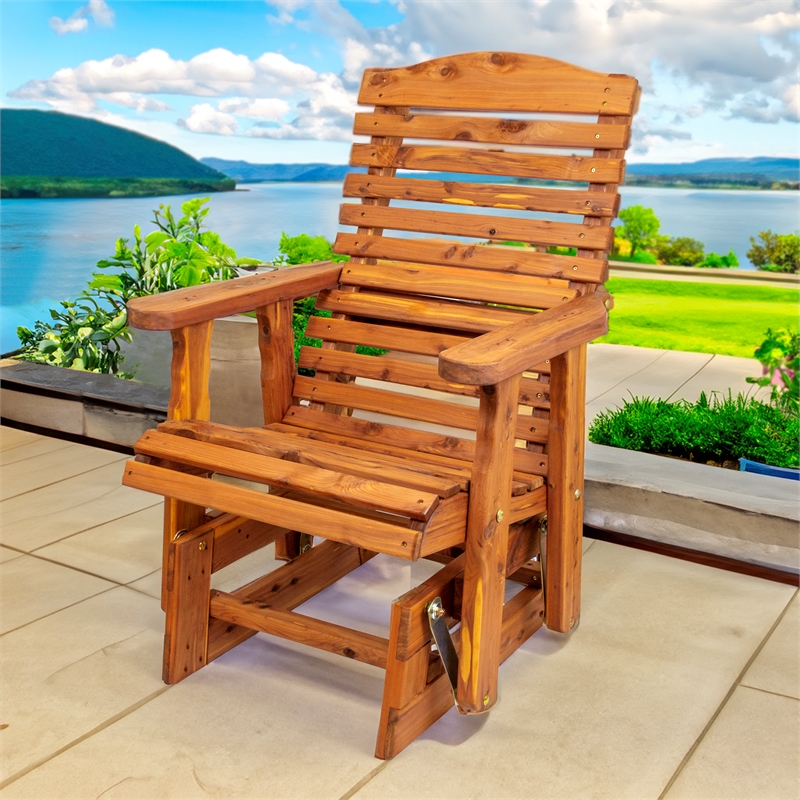 American Furniture Classics Slat Back Glider