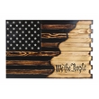 Large We The People Wall Hanging Gun Concealment with Two Secret Compartments