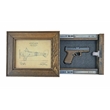 Picture Frame with Hidden Locking Gun Concealment Feature