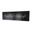 Always Kiss Me Goodnight Wall Decor with Locking Gun Concealment Compartment