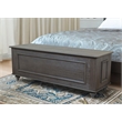 American Furniture Classics Model 548 Hope Chest with Gun Concealment Grey